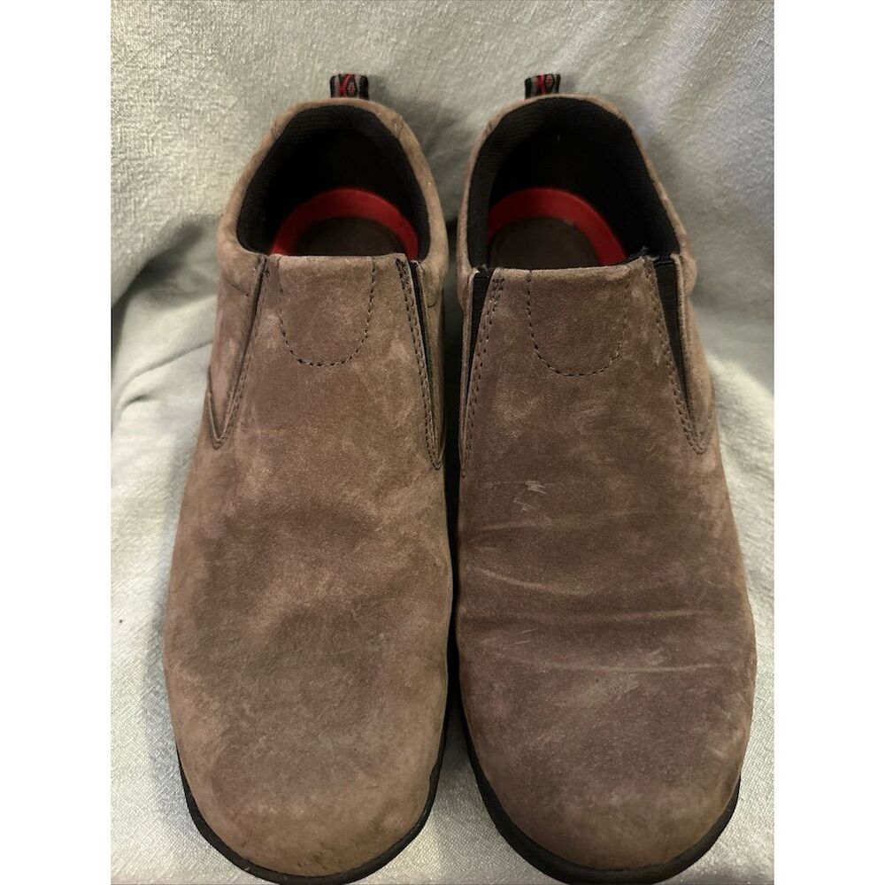 Eddie Bauer Men's Brown Slip-On Shoes Size 9.5 Casual Comfort